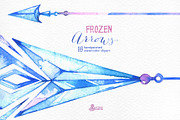 Frozen Arrows. Watercolor collection, an Object Graphic by OctopusArtis (Thumbnail 4 of 4)