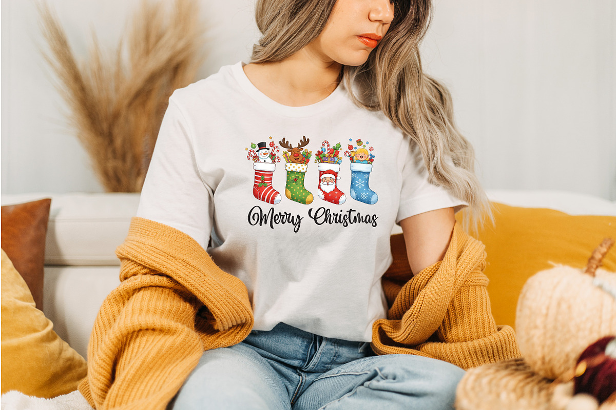 Merry Christmas,Winter Clipart, an Illustration by Designking (Photo 3 of 4)