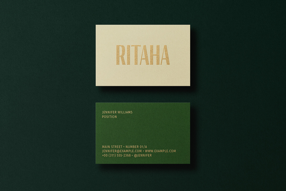 Business Card Mockup Template Logo, a Business Card Template by PrintPixel (Photo 4 of 8)