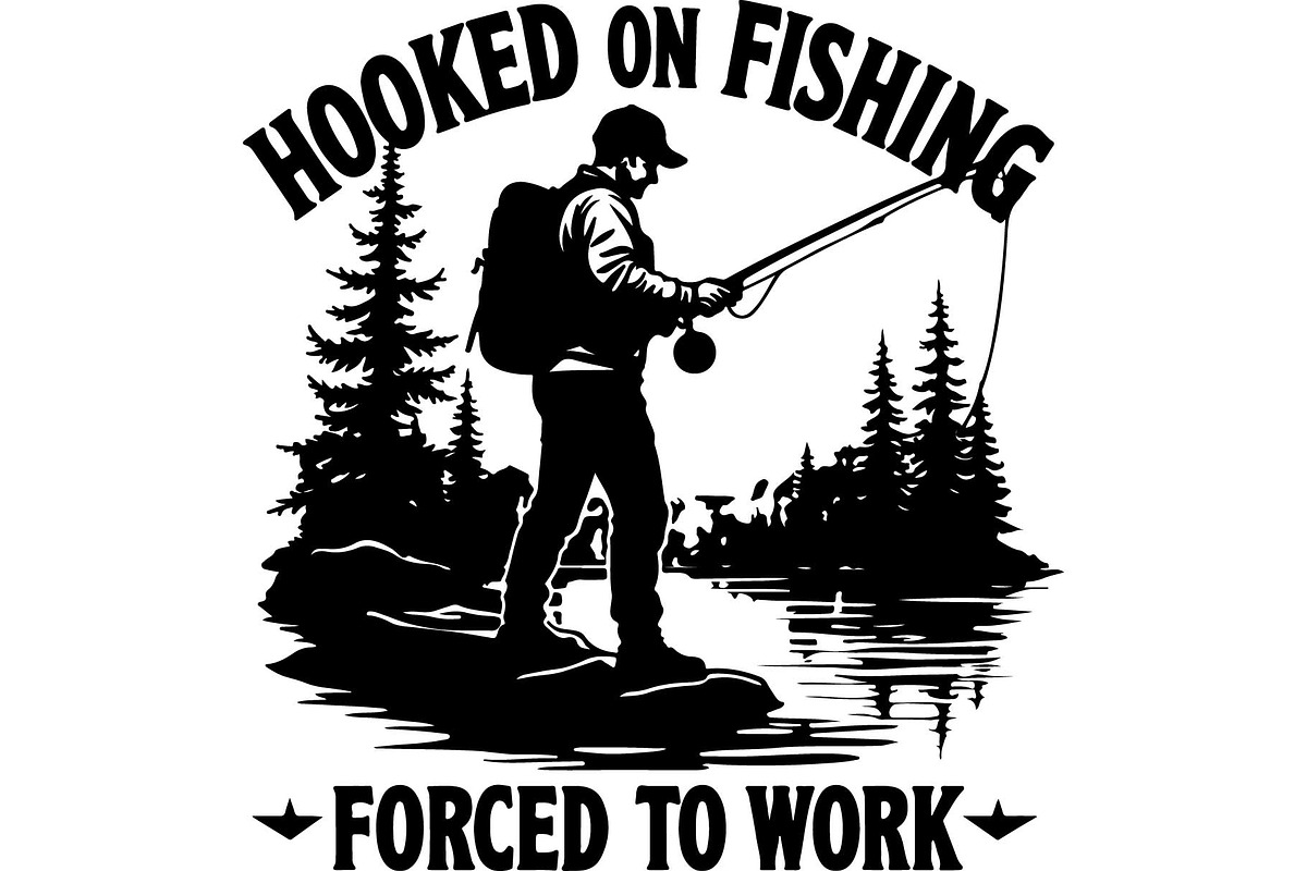 Fishing Quote T-Shirt Bundle, an Object Graphic by Designer_Momina (Photo 6 of 10)