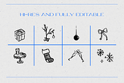 Christmas Holiday Handmade Sketch, a Seasonal Illustration by Eldorado Design Co. (Thumbnail 3 of 4)