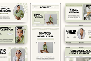 Email Marketing Newsletter Template, an Email Template by Branding Babe Co.