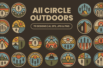 All-Circle Outdoors, an Illustration by tifftuff