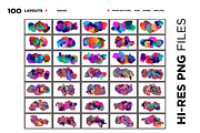 100 Colorful Stunning Abstract Fluid, a Background Graphic by singpentinkhappy (Thumbnail 11 of 11)
