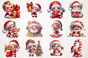 Cute Christmas Baby Santa Sublimatio, an Illustration by RobertsArt (Thumbnail 5 of 5)