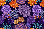 Succulents. Vector flowers, a Decorative Illustration by irina.vaneeva (Thumbnail 4 of 5)