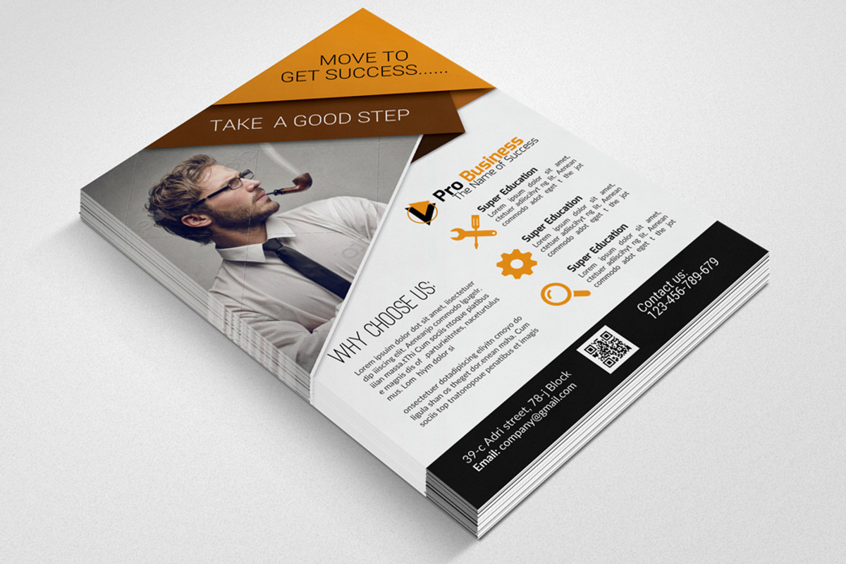 Business Training Agency Flyer, a Flyer Template by Business Flyers