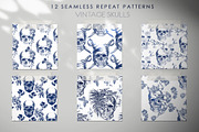 VINTAGE SKULLS, a Pattern Graphic by LanaDzi (Thumbnail 8 of 8)