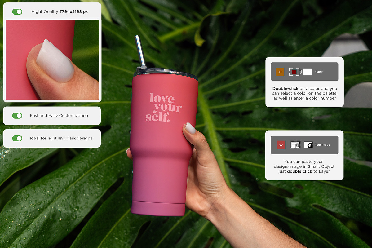 Tumbler Mockups To Go, a Cups & Container Mockup by Dikarte.Store (Photo 3 of 14)