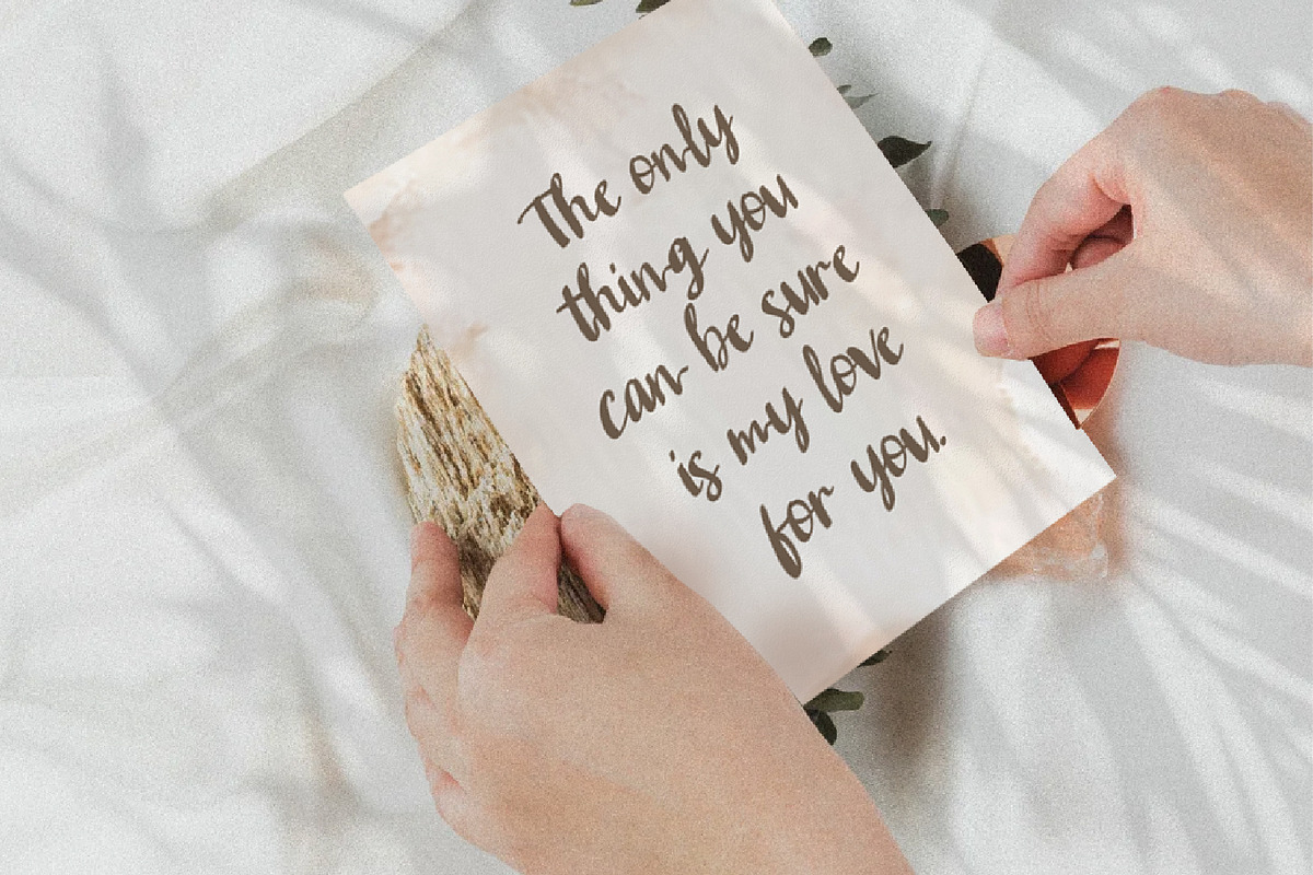 Serenitty - Modern Script fonts, a Script Font by Nahar_std (Photo 6 of 7)
