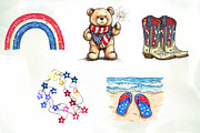 Patriotic Stars & Stripes Sublimatio, an Illustration by CreationArt (Thumbnail 5 of 5)