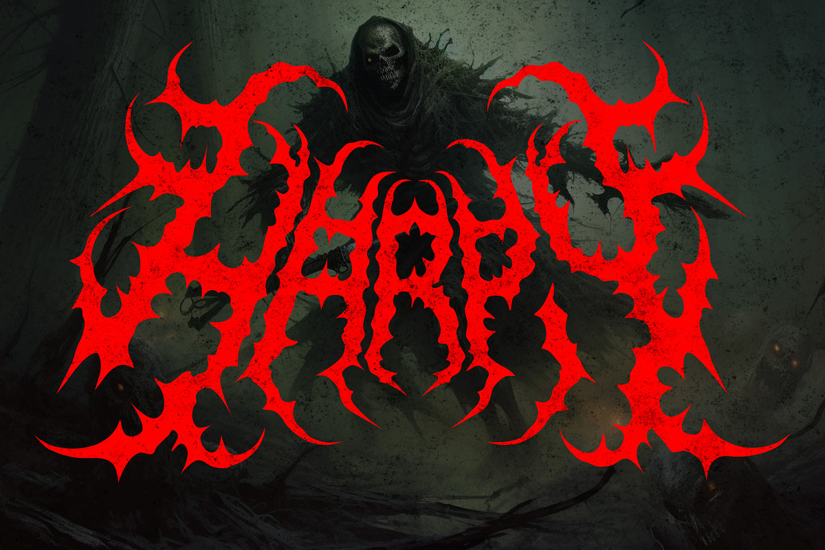 SCUMZ – Death Metal Font, a Blackletter Font by Fonday Studio (Photo 4 of 9)