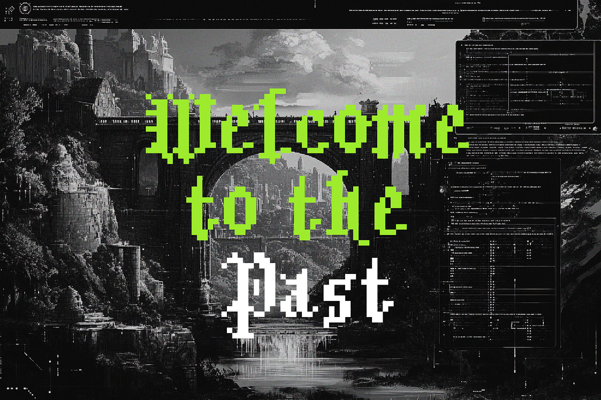 Pixel Warden - Blackletter Typeface, a Serif Font by HipFonts (Photo 4 of 8)