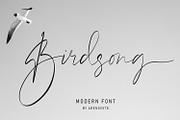 Birdsong - Script Font, a Script Font by Arendxstudio (Thumbnail 1 of 7)