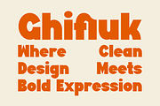 Ghifiuk - Bold Display Font, a Sans Serif Font by QR Design Studio (Thumbnail 3 of 13)