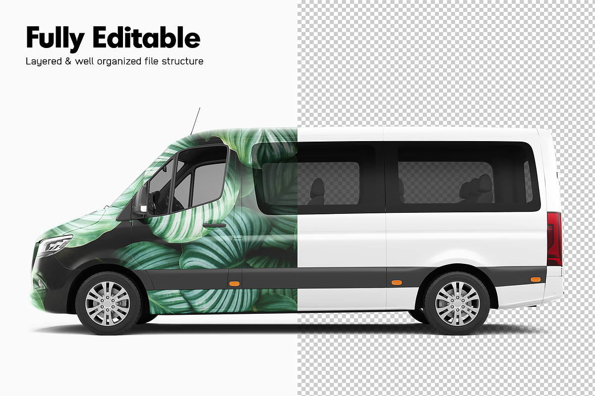 Bus Mockup 5, an Advertising Mockup by Mockupix (Photo 3 of 12)