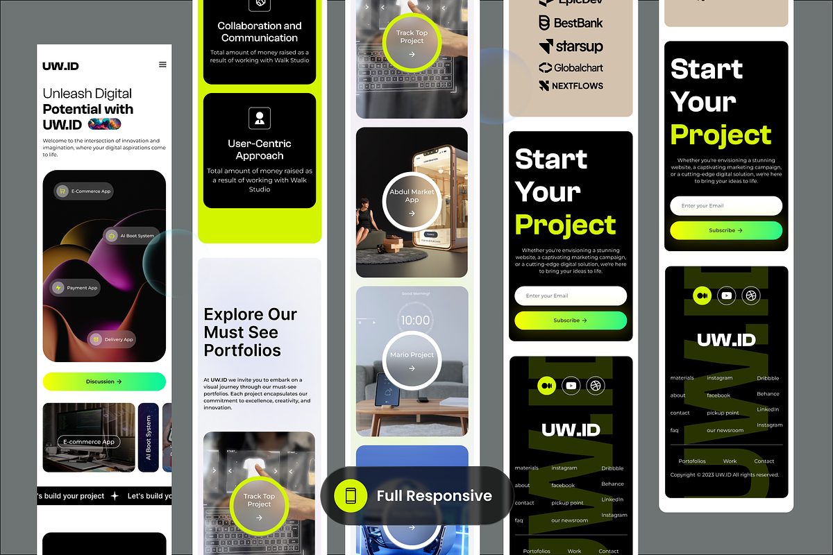Developer Agency Landing Page, a Landing Page Template by SLAB! Design