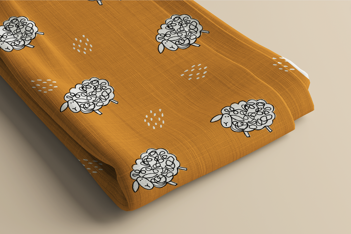 Cute Sheeps Seamless Pattern, a Pattern Graphic by Marketello Studio (Photo 2 of 14)