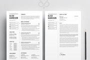 Resume/cv Template | Word, a Resume Template by Creatune (Thumbnail 2 of 4)