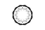 Black and White Mandala Patterns Set, a Decorative Illustration by NJ Himel (Thumbnail 59 of 101)