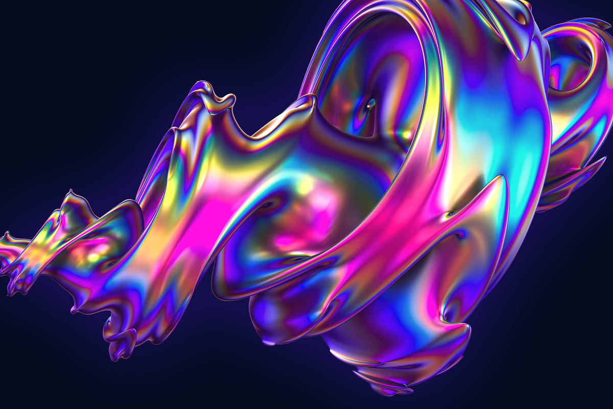 Hyper: Abstract Cyclone Shapes, a Texture Graphic by RuleByArt