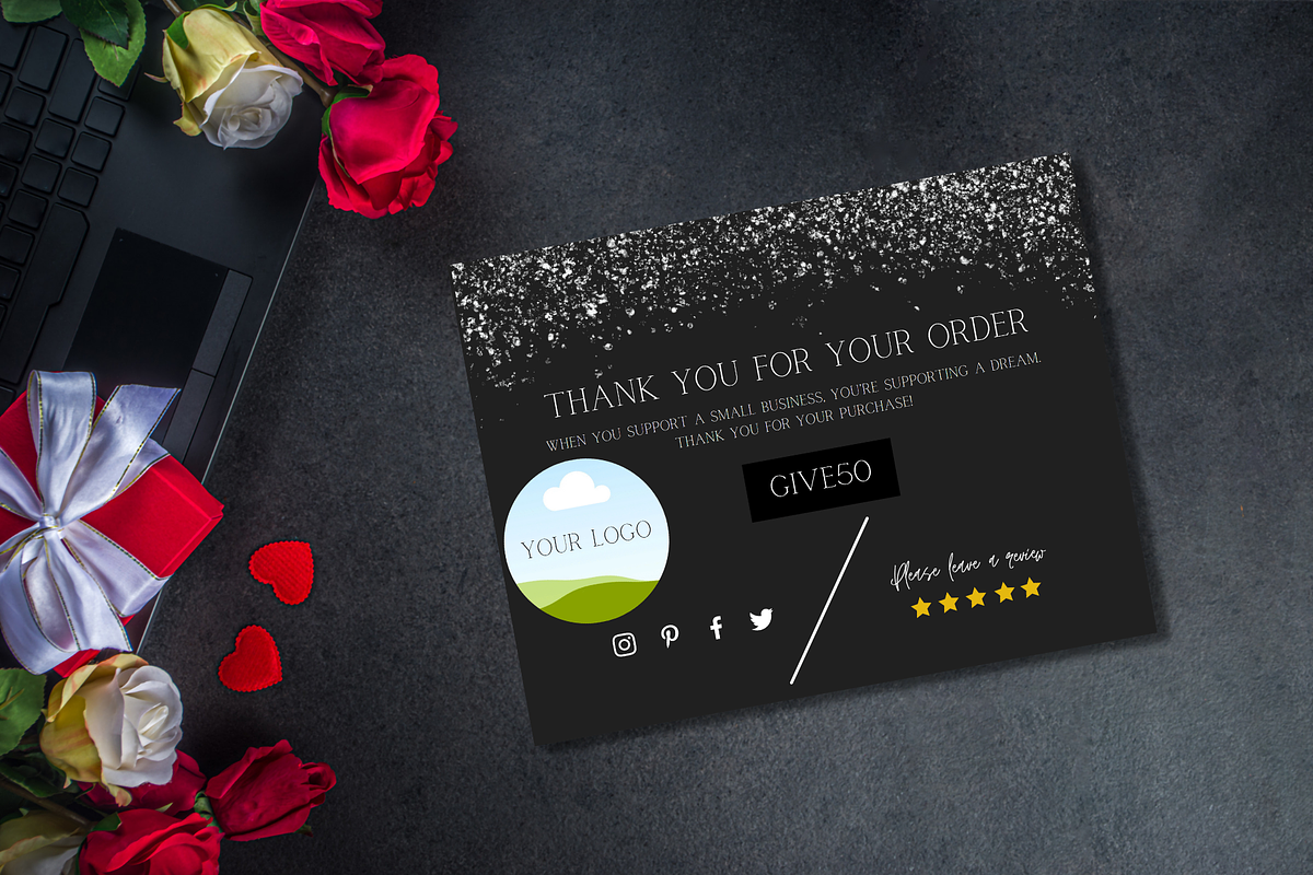Thank You Order Card | Canva, a Card Template by tahananeart (Photo 3 of 7)