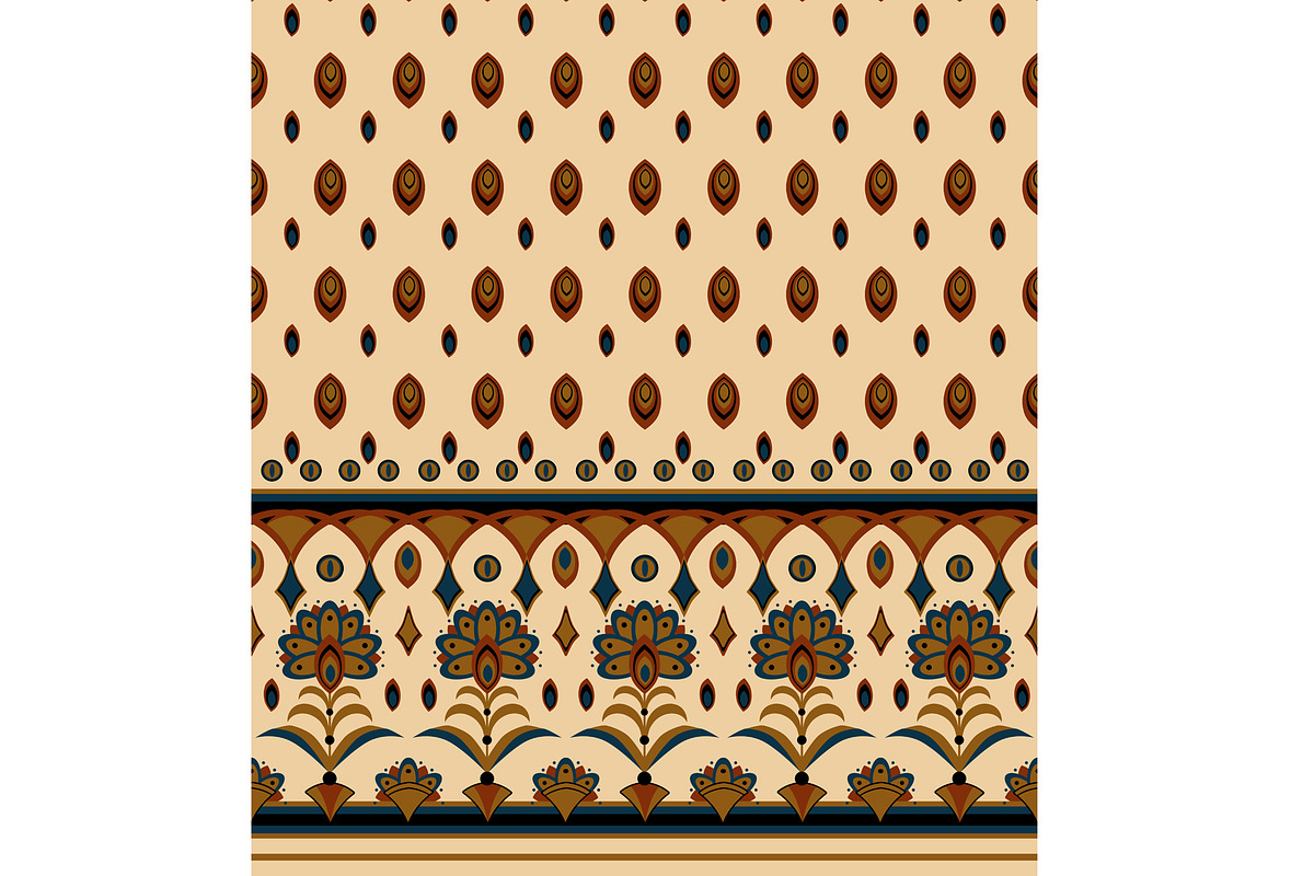 Art Deco and Nouveau Floral Seamless, a Pattern Graphic by Sharon Schwalbe (Photo 2 of 2)