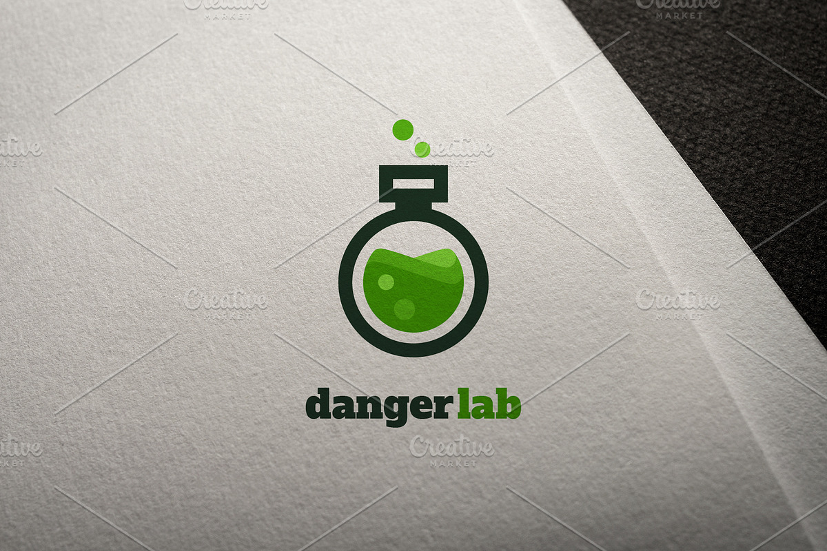 Vector flask logotype, a Branding & Logo Template by Magda (Photo 2 of 2)
