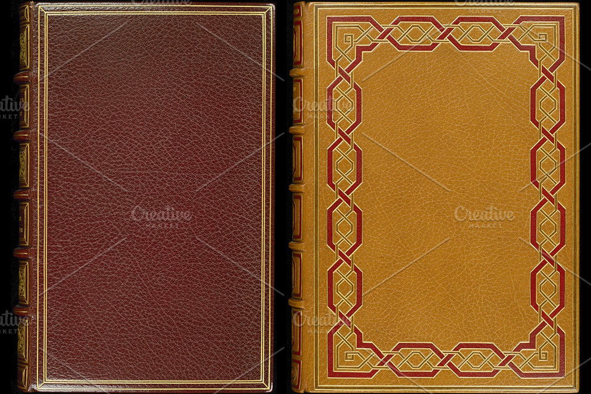 Antique Book Covers, a Texture Graphic by Blue Line Design (Photo 23 of 24)