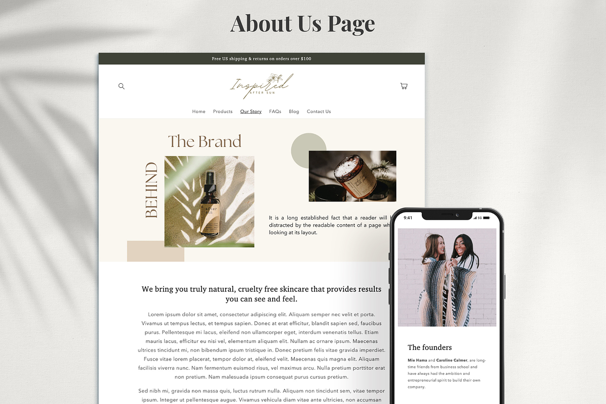 After Sun - Beauty Shopify Theme, a Templates & Theme by InspiredTheme (Photo 3 of 7)