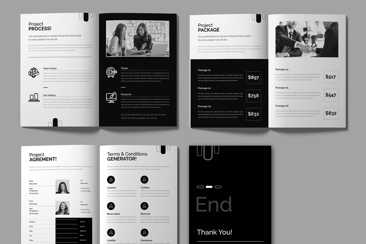 Creative Proposal Template, a Stationery Template by ContestDesign (Photo 4 of 4)