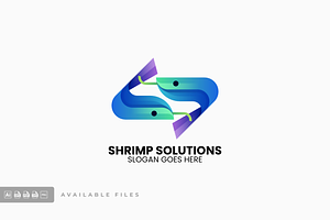 Shrimp Gradient Colorful Logo, a Branding & Logo Template by ivan_artnivora