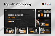 Logistic Company Landscape, a Brochure Template by Antstheme (Thumbnail 1 of 2)