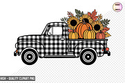 Truck With Pumpkin Clipart Bundle, a Graphic by crative8112 (Thumbnail 2 of 8)