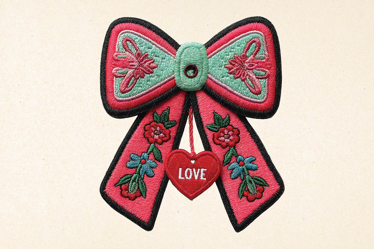 Faux Yarn Crochet Valentine Coquette, an Illustration by DreamPrint404 (Photo 1 of 7)