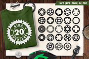 Bike Sprocket | Bike Crank | Gear, a Graphic by LovePowerDesigns (Thumbnail 1 of 2)