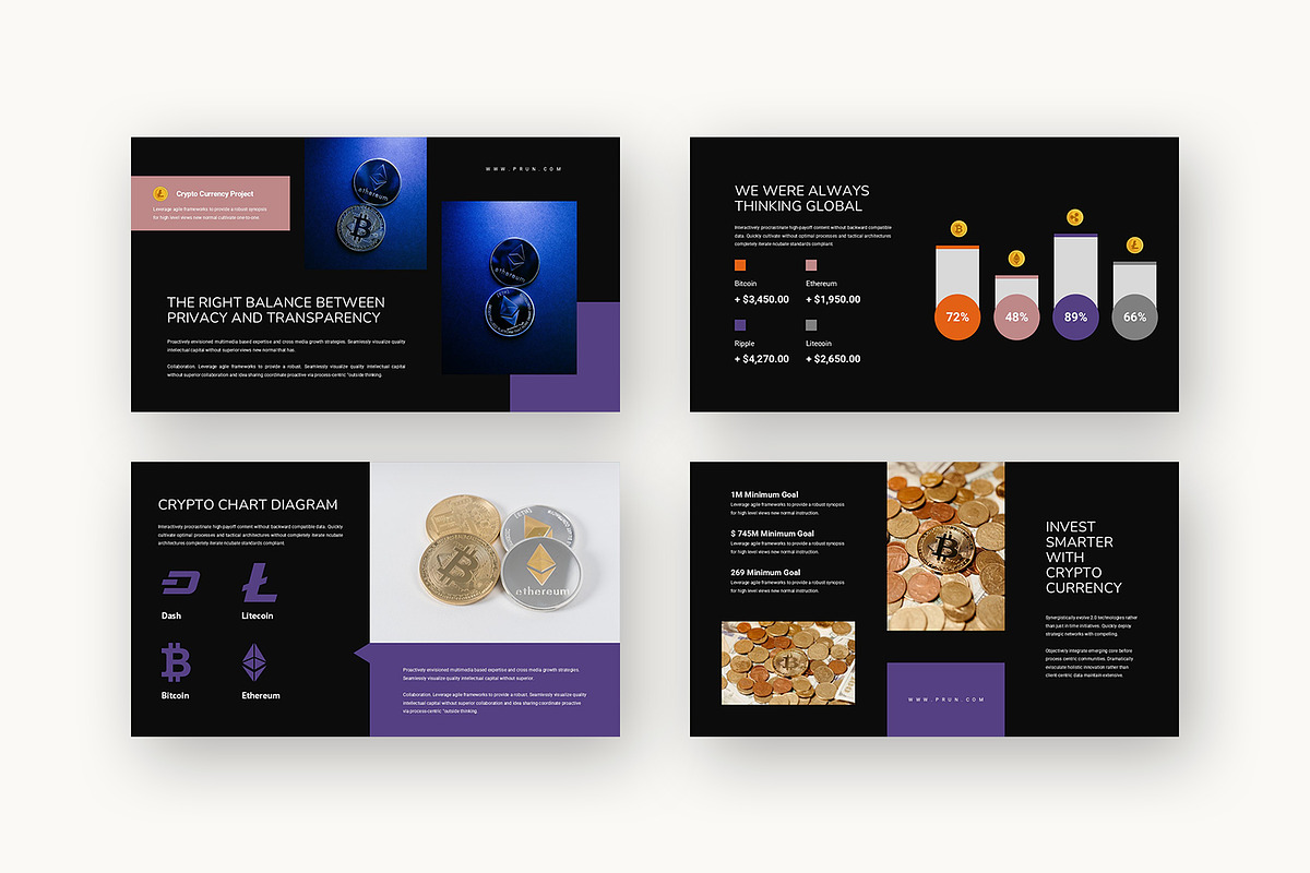 Prun : Crypto Business Google Slides, a Presentation Template by Punkl Camp (Photo 10 of 16)