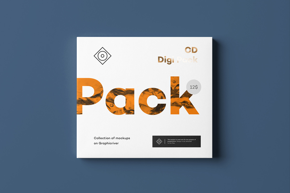CD Digi Pack Mock-up 8, a Packaging Mockup by Yogurt86 (Photo 4 of 10)
