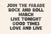 Parade Hand Crafted Font, a Handwritten Font by Madeline ODonoghue Design (Thumbnail 3 of 5)