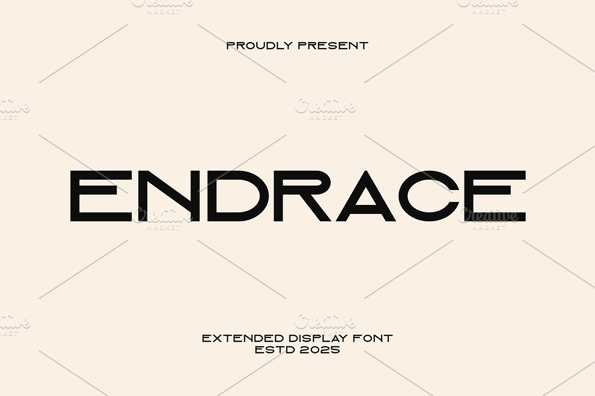 Endrace Expanded Sans, a Sans Serif Font by Artiveko (Photo 1 of 8)