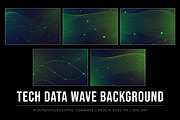 Tech Data Wave Background, a Background Graphic by Pitchlook.Studio (Thumbnail 2 of 2)