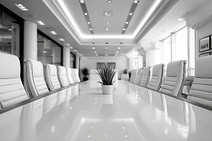Modern conference room with elegant design, a Business Photo by AlyaAnd