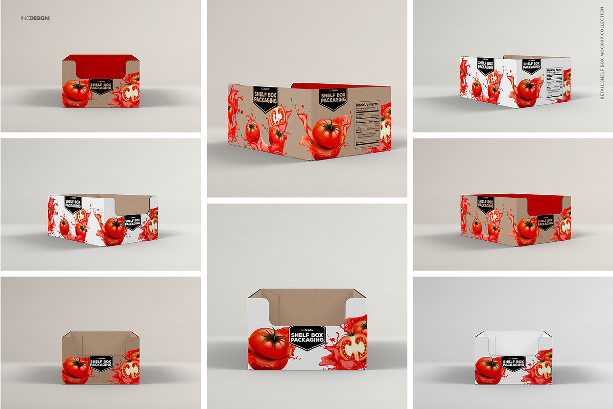 Retail Shelf Box 17 Packaging Mockup, a Packaging Mockup by INCDesign (Photo 3 of 7)