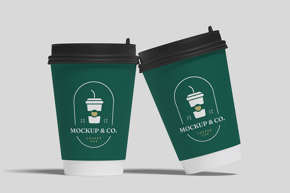 Paper Coffee Cup Mockups | Caffeine, a Cups & Container Mockup by Compositing Studio (Photo 15 of 20)
