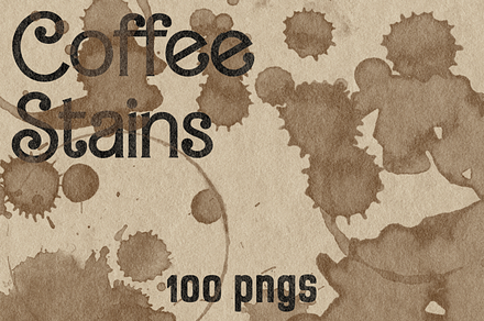 Vintage Coffee Stains Graphics