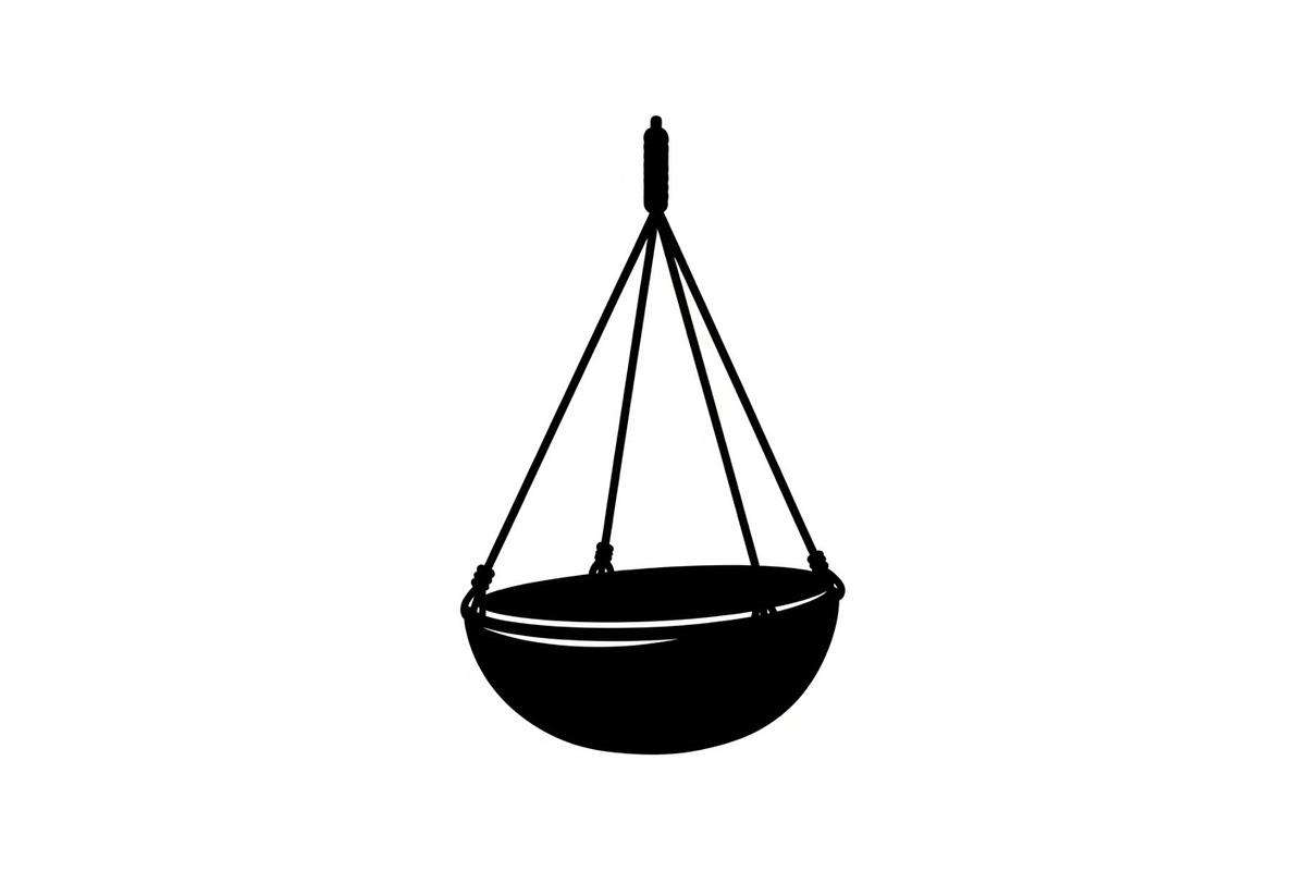 Hanging Egg Chair Silhouette Bundle, an Illustration by Designer_Momina (Photo 12 of 51)