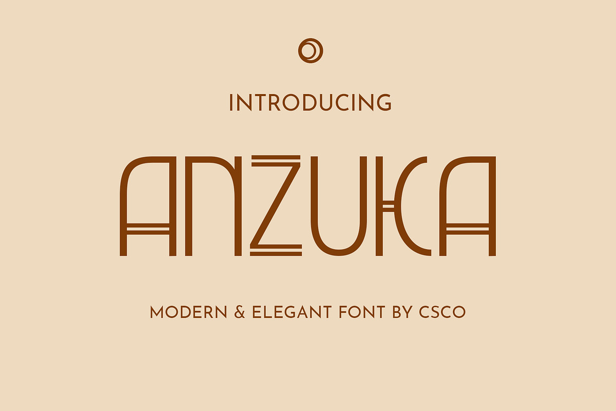Anzuka – Modern Sans Serif, a Sans Serif Font by Craft Supply Co. (Photo 1 of 8)