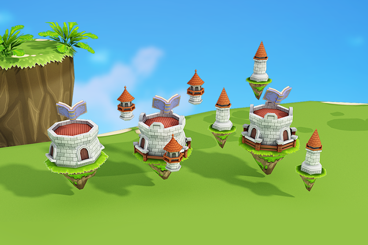 Floating Islands, an Environmental 3D Model by Souchenki (Photo 12 of 17)