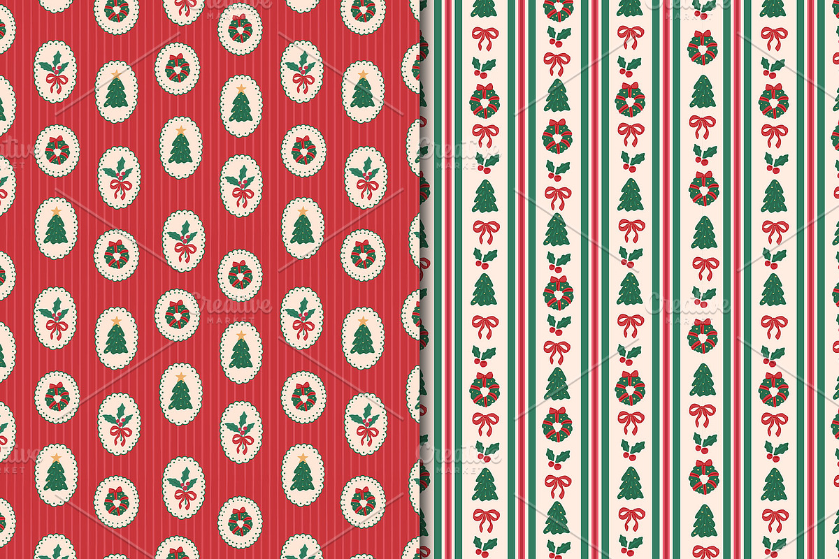 Cozy Traditional Christmas Pattern, a Pattern Graphic by CreativeChristiana (Photo 11 of 12)