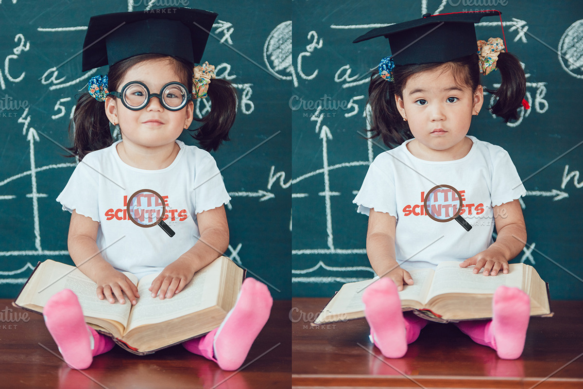 Little Scientists T-Shirt Mock-Up, a Shirt Mockup by Freeman Studio (Photo 11 of 11)